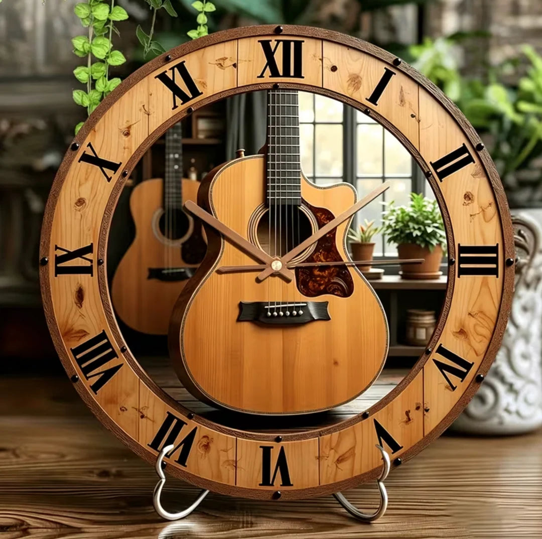 Ximi - Acoustic Guitar Wall Clock